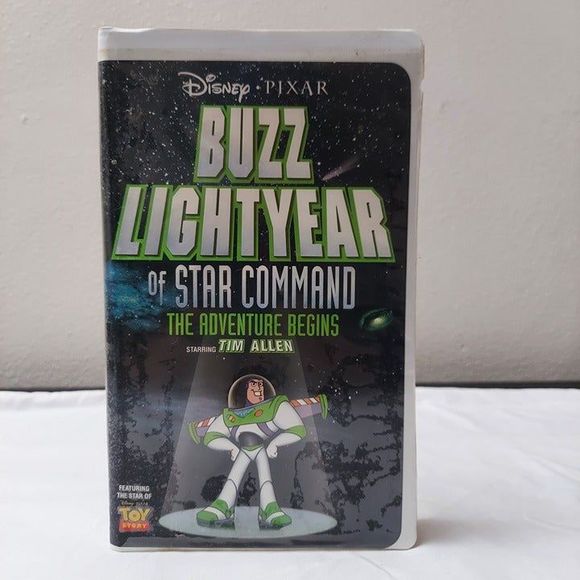 Buzz Lightyear of Star Command: The Adventure Begins VHS 2000 Disney Pixar - Picture 1 of 7